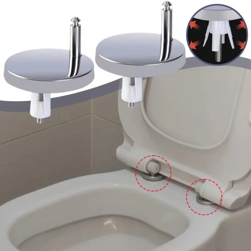Furniture Hardware Bolts - 1Pair Stainless Steel Toilet Seat Connector