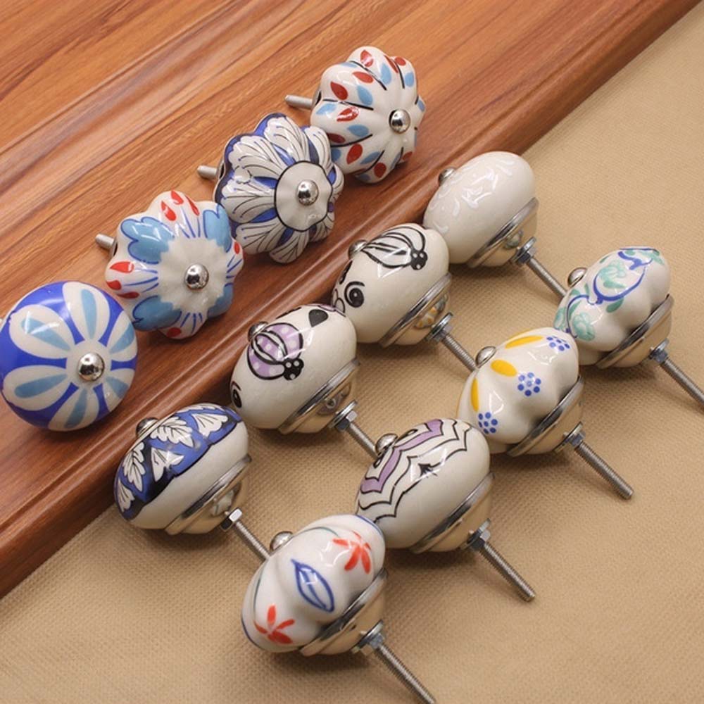 Furniture Hardware Kit - European Vintage Creative Wardrobe Cabinet Pumpkin