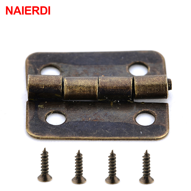 Furniture Hardware Gold - Bộ 50 Naierdi Cổ Bản Lề