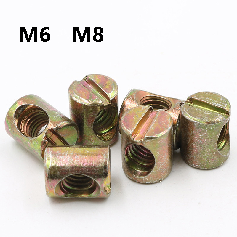 Color Zinc Plated Carbon Steel - đánh giá và giá Furniture Hardware Barrel Nut