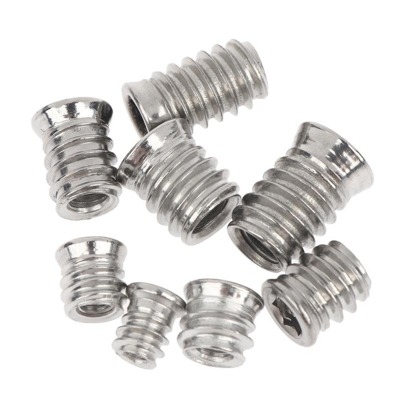 10Pcs M4 M6 M8 Hex Socket Wood - đánh giá và giá Furniture Hardware Threaded Inserts
