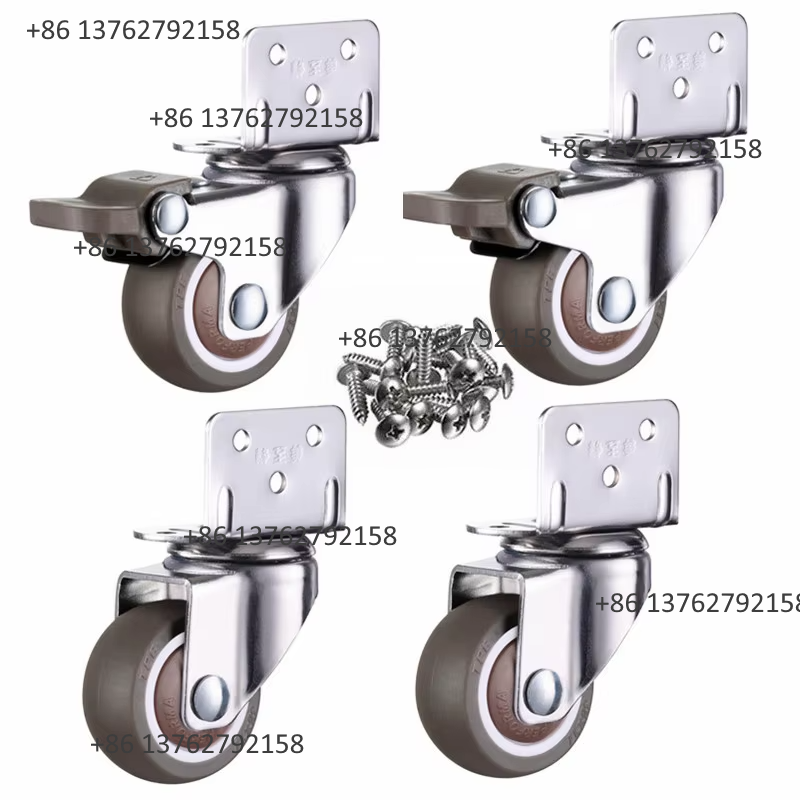 4Pcs Soft Rubber Quiet Swivel  - đánh giá và giá Furniture And Hardware