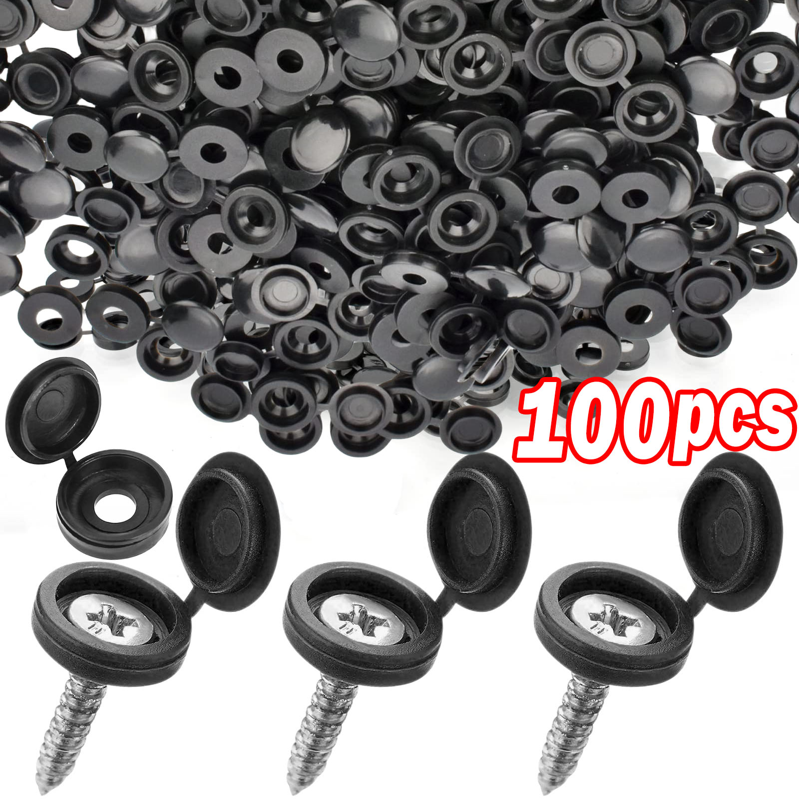 5/100PCS Hinged Plastic Screw  - đánh giá và giá Furniture Hardware Nut