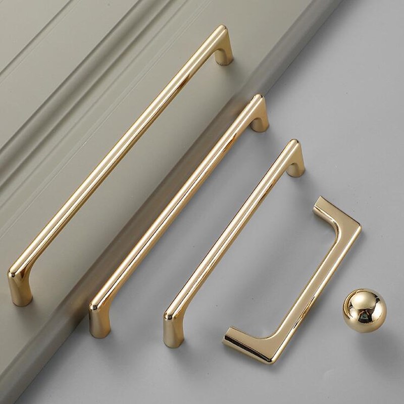 Zinc Alloy Bright Gold Kitchen - đánh giá và giá Furniture Hardware Gold