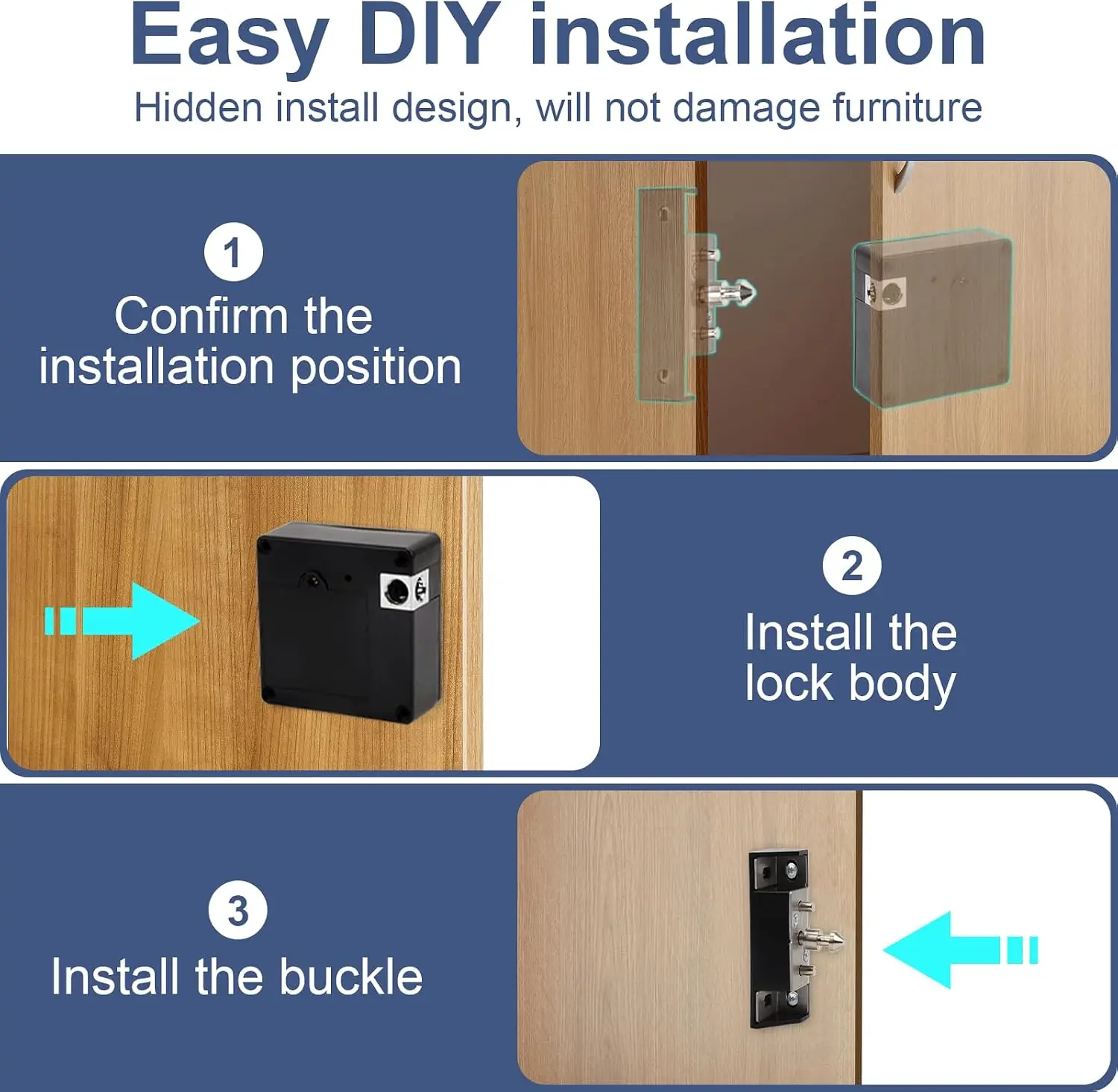 Mobile phone NFC smart locker  - đánh giá và giá Furniture Hardware Bolts