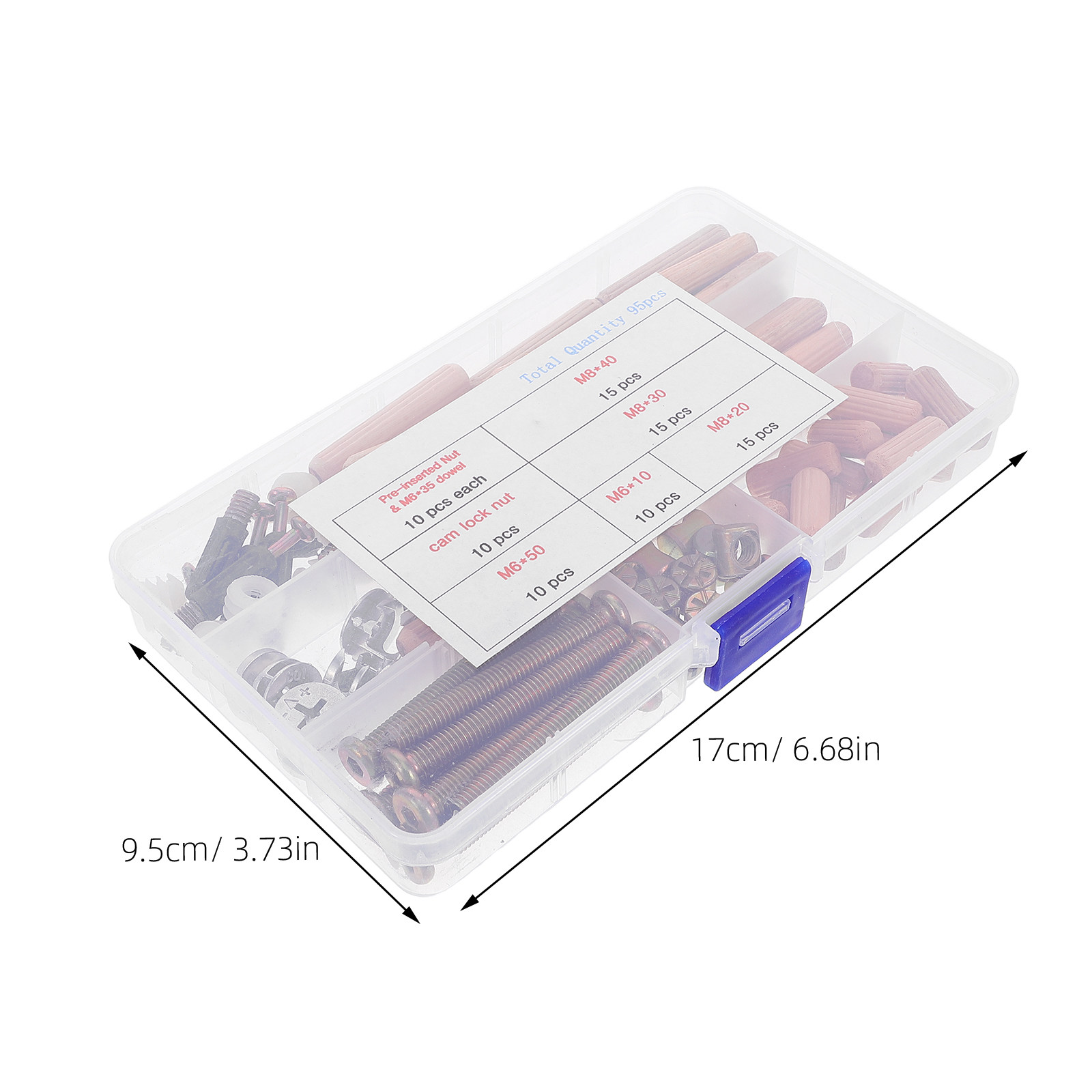95Pcs Furniture Hardware Conne - đánh giá và giá Furniture Hardware Barrel Nut
