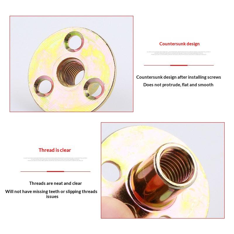 8/16Pcs M6 M8 M10 Brad Hole Te - đánh giá và giá Furniture Hardware Threaded Inserts