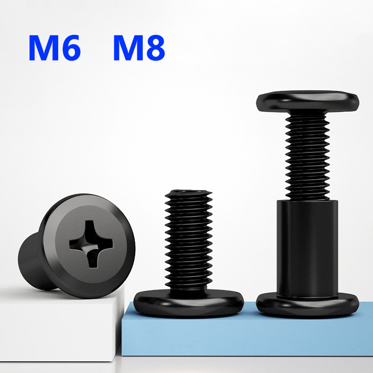 Black Carbon Steel Chicago Scr - đánh giá và giá Furniture Hardware Barrel Nut