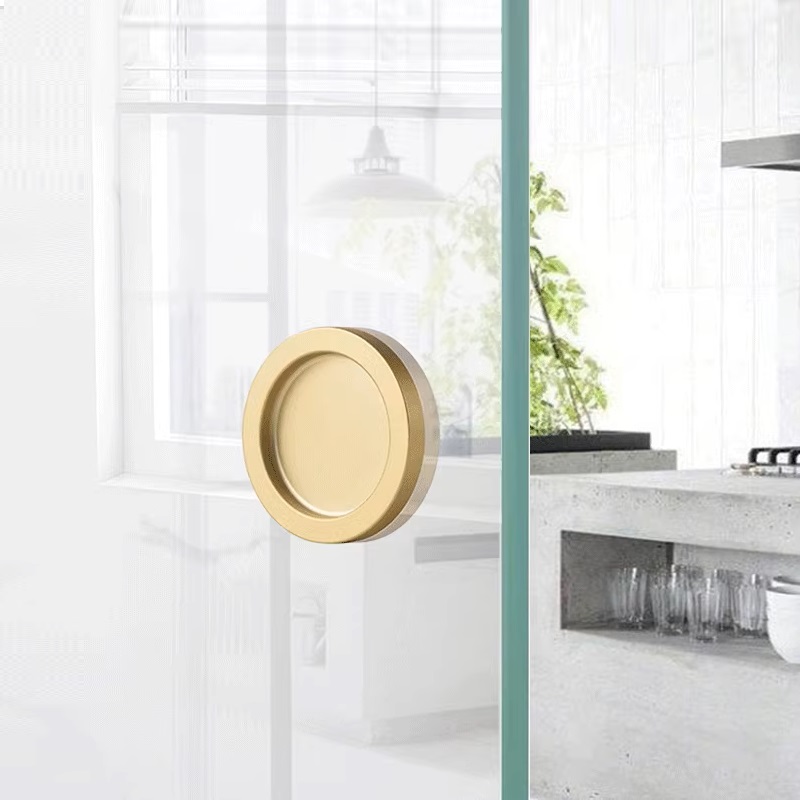 4Pcs Aluminum Round Sticking T - đánh giá và giá Furniture Hardware Gold