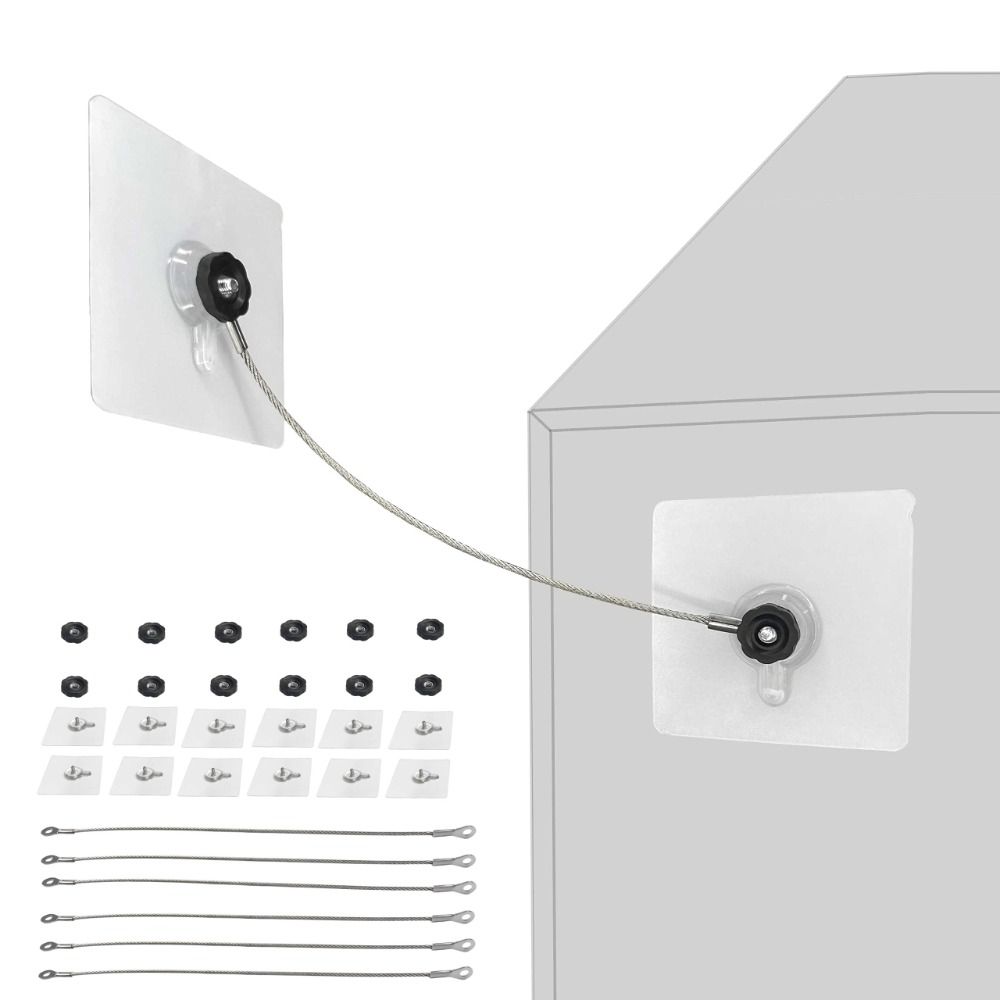 6PACK Anti Tip Furniture Strap - đánh giá và giá Furniture Hardware Bolts