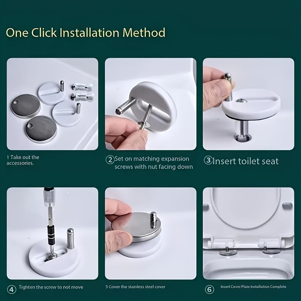 1Pair Stainless Steel Toilet S - đánh giá và giá Furniture Hardware Bolts