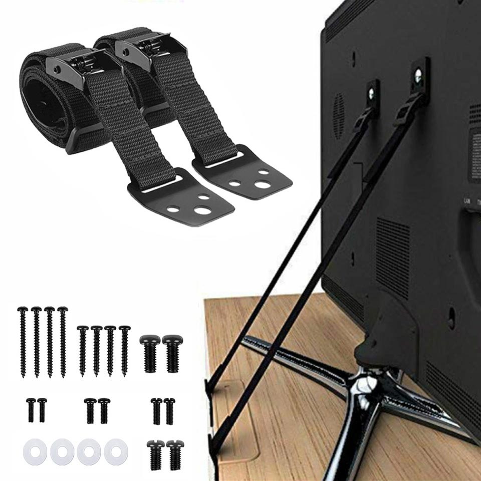 2 Pack Adjustable TV Safety St - đánh giá và giá Furniture Hardware Bolts