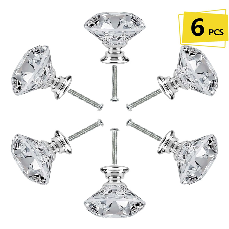 6Pcs Cabinet Knob with Screws  - đánh giá và giá Furniture Hardware Nut
