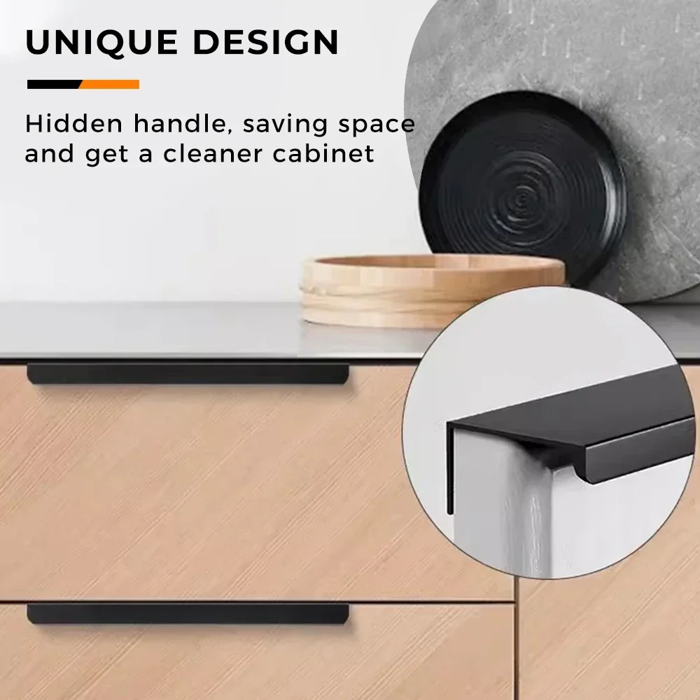 Ẩn Nội Thất Tay Cầm Mờ Đen Vàn - đánh giá và giá Furniture Hardware Gold