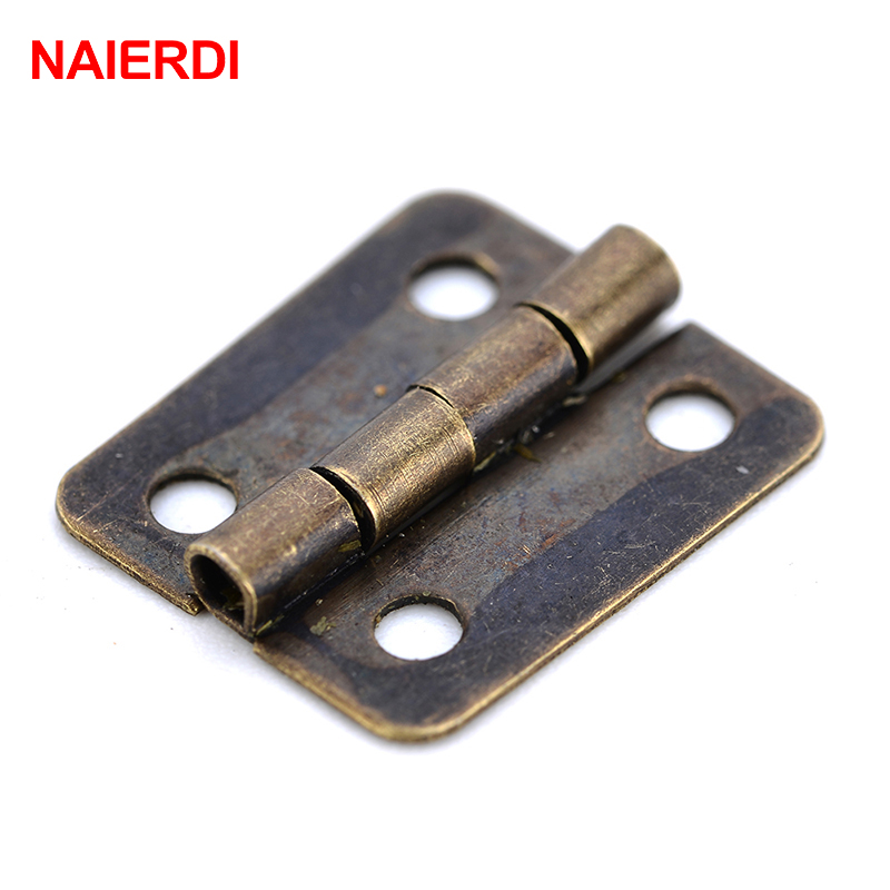 Bộ 50 Naierdi Cổ Bản Lề Mini V - đánh giá và giá Furniture Hardware Gold