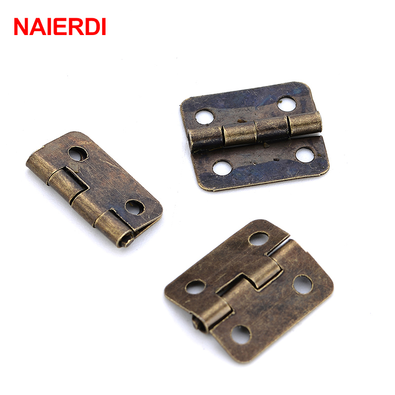 Bộ 50 Naierdi Cổ Bản Lề Mini V - đánh giá và giá Furniture Hardware Gold