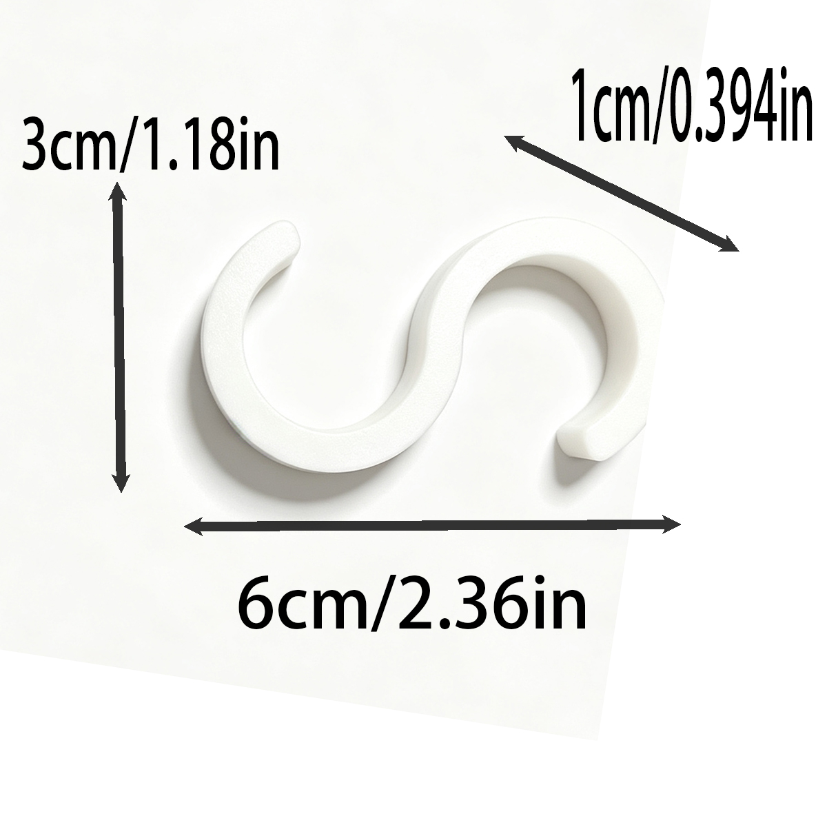 White 5Pc S-Shaped Hooks, Spec - đánh giá và giá Furniture Hardware Accessories